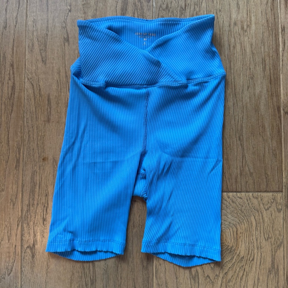 Anthropologie Bright Blue Bike Shorts
